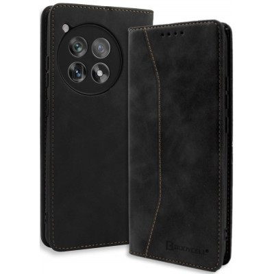 Θήκη OnePlus 12R Bodycell Book Case Πορτοφόλι - Black (5206015079795)