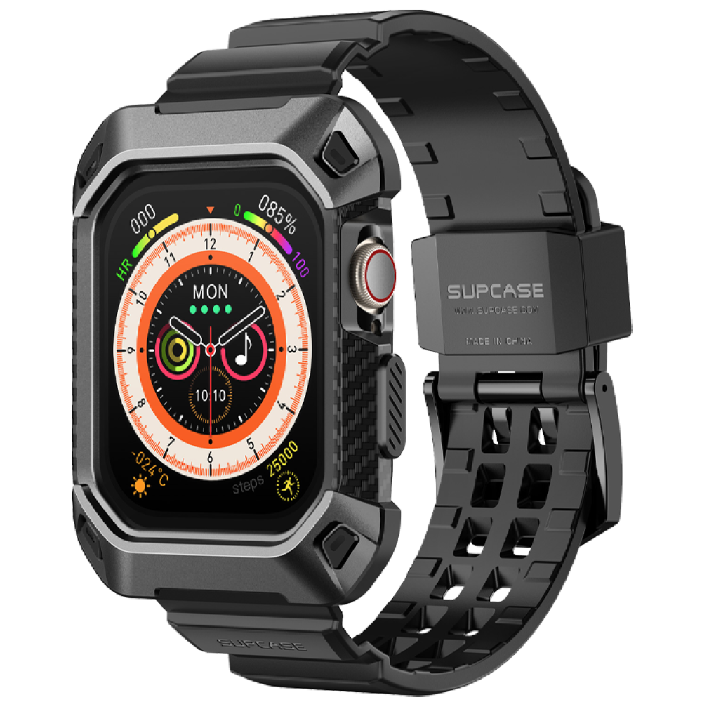 Θήκη Apple Watch 11 / 10 46mm Supcase Unicorn Beetle Pro Ανθεκτική Unibody - Black (843439151628)