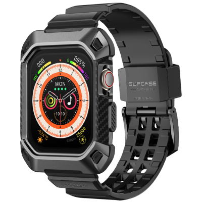 Θήκη Apple Watch 11 / 10 46mm Supcase Unicorn Beetle Pro Ανθεκτική Unibody - Black (843439151628)