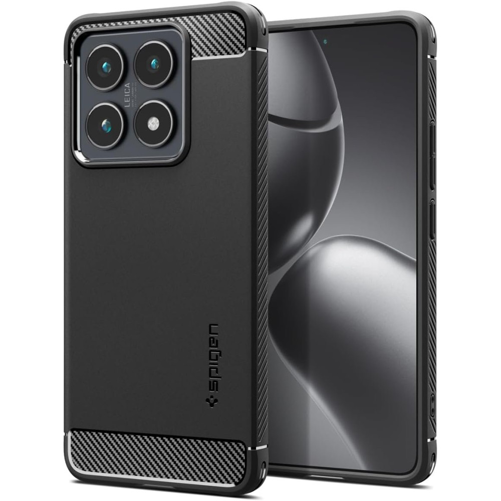 Θήκη Xiaomi 14T Spigen Rugged Armor Ανθεκτική Σιλικόνης - Matte Black (ACS08857)