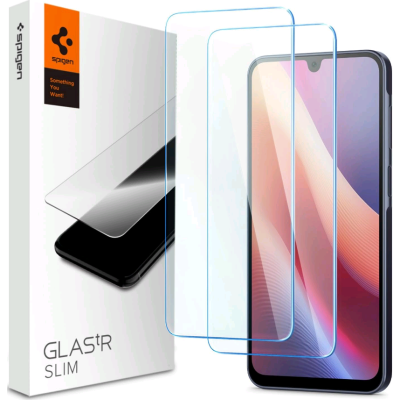 Tempered Glass Samsung Galaxy A17 / A26 / A16 Spigen GLAS.tR Slim Premium Αντιχαρακτικό Γυαλί Προστασίας Οθόνης 2 Τεμάχια - Clear (AGL08935)