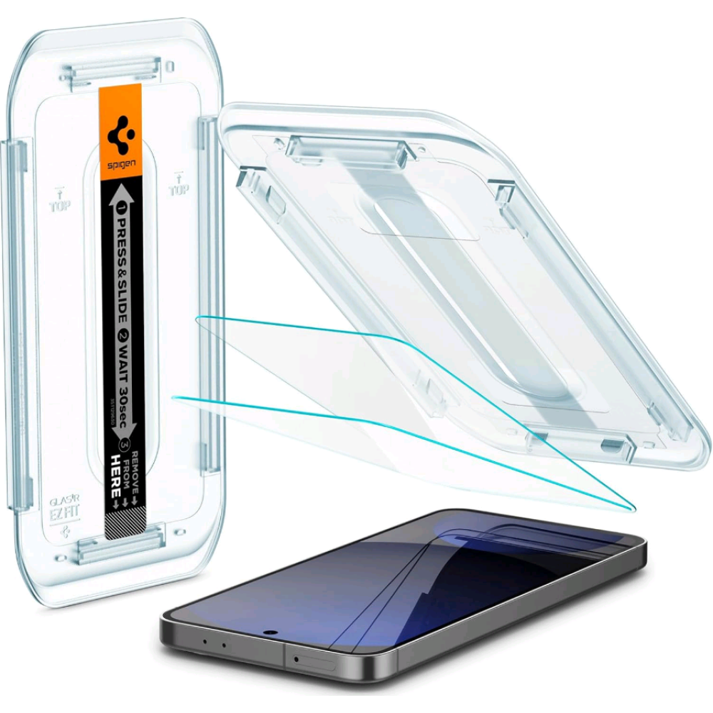Tempered Glass Samsung Galaxy S24 FE / A56 Spigen GLAS.tR EZ Fit Αντιχαρακτικό Γυαλί Προστασίας Οθόνης 2 Τεμάχια - Clear (AGL08729)