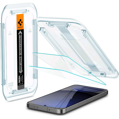 Tempered Glass Samsung Galaxy S24 FE / A56 Spigen GLAS.tR EZ Fit Αντιχαρακτικό Γυαλί Προστασίας Οθόνης 2 Τεμάχια - Clear (AGL08729)