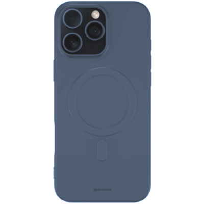 Θήκη iPhone 16 Pro Max Spacecase Silicone Magnetic Case Σιλικόνης με MagSafe - Blue (5905719111717)