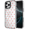 Θήκη iPhone 16 Pro Max HappyCase Joy Διάφανη Σκληρή με MagSafe - Love Hearts (8719246462467)