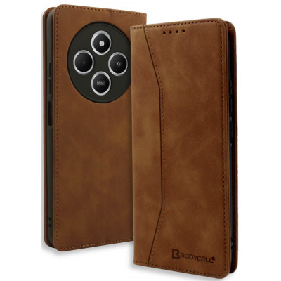 Θήκη Xiaomi Redmi 14C / Poco C75 Bodycell Book Case Πορτοφόλι - Brown (5206015080043)