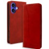 Θήκη iPhone 16 Bodycell Book Case Πορτοφόλι - Red (5206015079627)