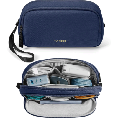 Θήκη Universal Tomtoc Light-T12 Accessory Pouch για Αξεσουάρ / PowerBank / Smartphone 1.8L Medium - Blue (T12M1B2)