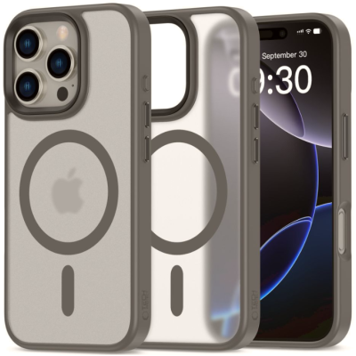 Θήκη iPhone 16 Pro Max Tech-Protect MagMat Σκληρή Ημιδιάφανη με MagSafe - Matte Titanium (5906302372294)