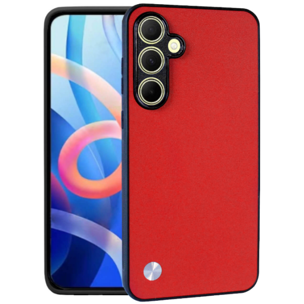 Θήκη Samsung Galaxy A55 Bodycell Vegan Cover Σκληρή - Red (5206015076961)