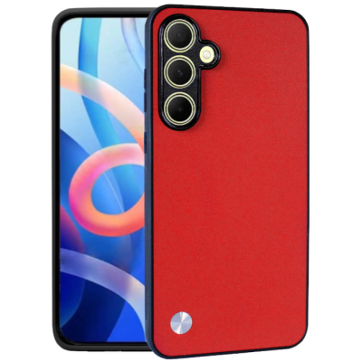 Θήκη Samsung Galaxy A55 Bodycell Vegan Cover Σκληρή - Red (5206015076961)