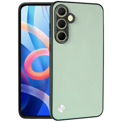 Θήκη Samsung Galaxy A55 Bodycell Vegan Cover Σκληρή - Light Green (5206015076954)