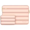 Θήκη Laptop Tech-Protect Puffy για Laptop έως 14'' & Mini Θήκη για Αξεσουάρ - Dusty Rose (5906302375240)