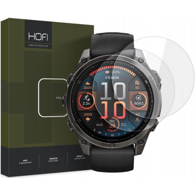 Tempered Glass Garmin Fenix 8 51mm Hofi Premium Pro+ Αντιχαρακτικό Γυαλί Προστασίας Οθόνης 2 Τεμάχια - Clear (5906302372928)