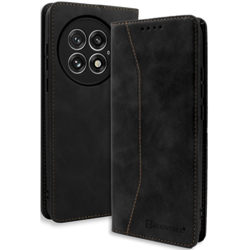Θήκη OnePlus 13 Bodycell Book Case Πορτοφόλι - Black (5206015079825)