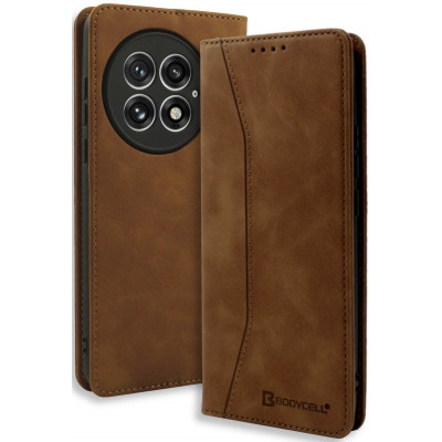 Θήκη OnePlus 13 Bodycell Book Case Πορτοφόλι - Brown (5206015079832)