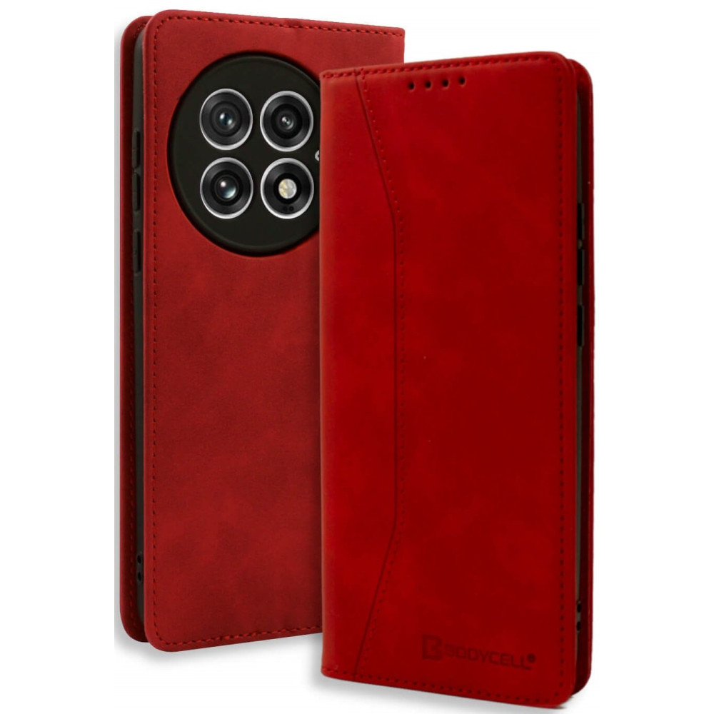 Θήκη OnePlus 13 Bodycell Book Case Πορτοφόλι - Red (5206015079849)