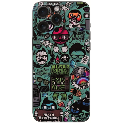 Αυτοκόλλητο Skin Προστασίας Πλάτης iPhone 16 Pro Max Gams Premium Vinyl Skin Back Plate - 3D BloodVector (GAMS-VNL-SKIN-BV-001-083)