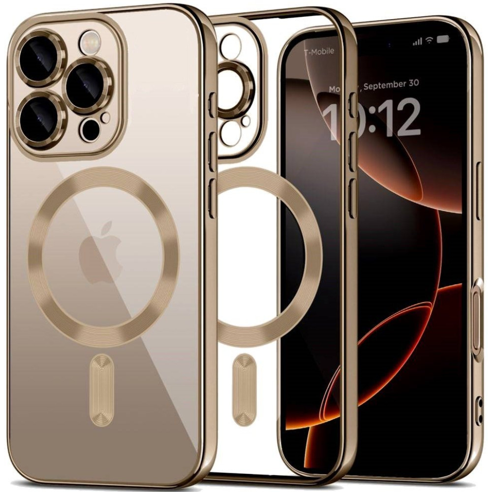 Θήκη iPhone 16 Pro Tech-Protect MagFlex Διάφανη Σιλικόνης με MagSafe - Shiny Desert (5906302372232)