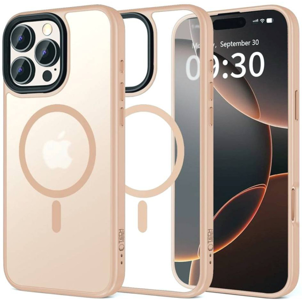 Θήκη iPhone 16 Pro Tech-Protect MagMat Σκληρή Ημιδιάφανη με MagSafe - Matte Desert (5906302372287)
