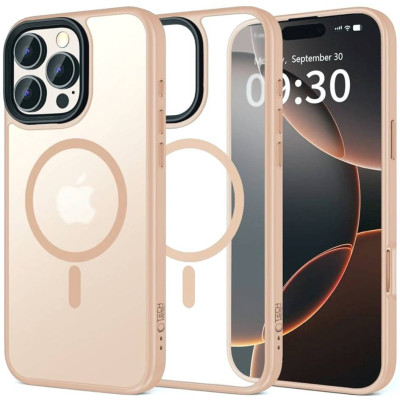 Θήκη iPhone 16 Pro Tech-Protect MagMat Σκληρή Ημιδιάφανη με MagSafe - Matte Desert (5906302372287)