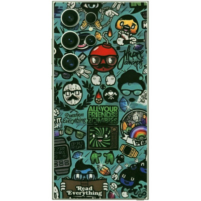 Αυτοκόλλητο Skin Προστασίας Πλάτης Samsung Galaxy S24 Ultra Gams Premium Vinyl Skin Back Plate - 3D BloodVector (GAMS-VNL-SKIN-BV-002-201)