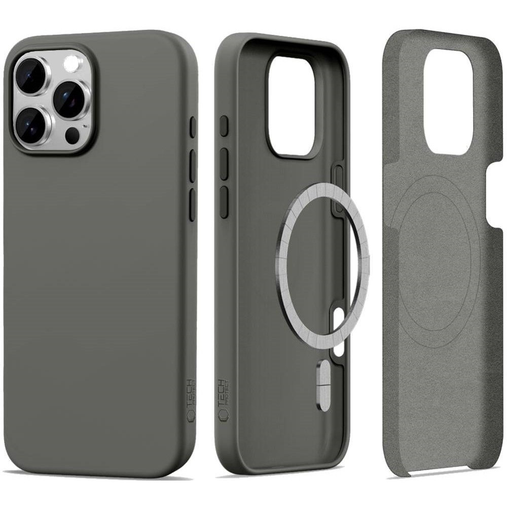 Θήκη iPhone 16 Pro Tech-Protect Silicone MagSafe Σιλικόνης με MagSafe - Matte Clay (5906302311804)