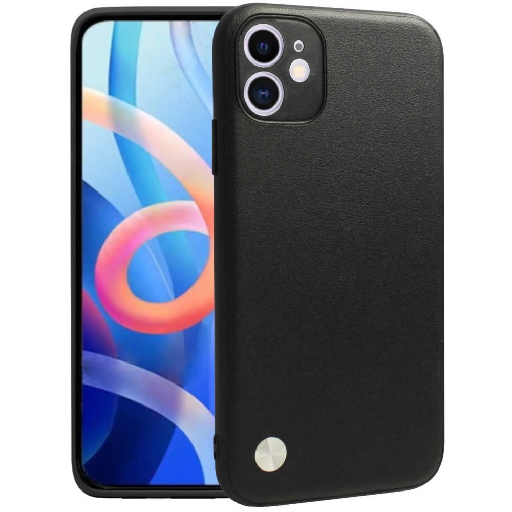 Θήκη iPhone 11 Bodycell Vegan Cover Σκληρή - Black (5206015075377)