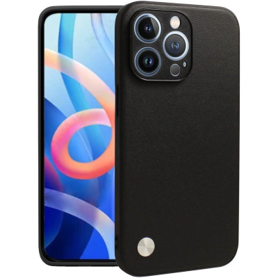 Θήκη iPhone 15 Pro Max Bodycell Vegan Cover Σκληρή - Black (5206015076015)