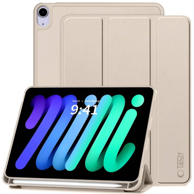 Θήκη iPad mini 7 2024 / 6 2021 Tech-Protect SC Pen Smartcase Flip με Υποδοχή για Apple Pencil - Starlight (5906302372461)