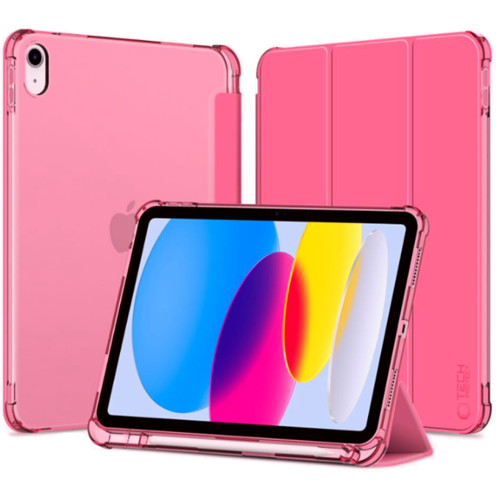 Θήκη iPad (A16) 11th Gen. 2025 11" / 10th Gen. 2022 10.9" Tech-Protect SC Pen Hybrid Flip με Υποδοχή για Apple Pencil - Crystal Magenta (5906302372102)