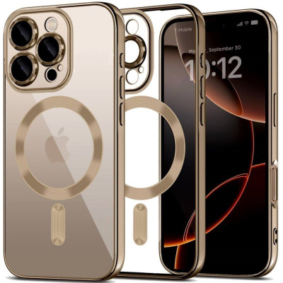 Θήκη iPhone 16 Pro Max Tech-Protect MagFlex Διάφανη Σιλικόνης με MagSafe - Shiny Desert (5906302372256)