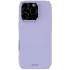 Θήκη iPhone 16 Pro Spacecase Silicone Case Σιλικόνης - Light Purple (5905719111588)