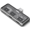 Αντάπτορας Satechi Mobile XR Hub with microSD Reader για Γυαλιά AR/XR Type-C (male) σε 1 x Type-C 100W / 1 x Type-C 10Gbps 4K@60Hz / 1 x MicroSD - Space Grey (ST-HXRSDM)