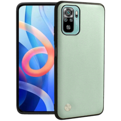 Θήκη Xiaomi Redmi Note 10 / Note 10S / Poco M5s Bodycell Vegan Cover Σκληρή - Light Green (5206015077555)
