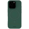 Θήκη iPhone 16 Pro Spacecase Silicone Magnetic Case Σιλικόνης με MagSafe - Dark Green (5905719111670)