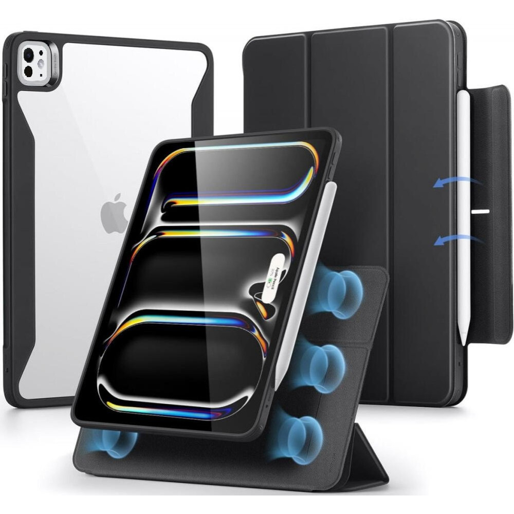 Θήκη iPad Pro 11" 2025 / 2024 ESR Rebound Hybrid 360 Μαγνητική με Υποδοχή Apple Pencil - Black (4894240191347)