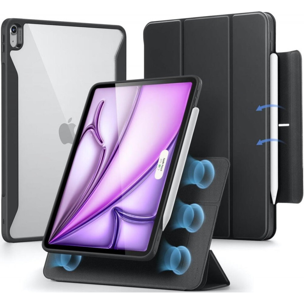 Θήκη iPad Air 13" 2025 / 2024 ESR Rebound Hybrid 360 Μαγνητική με Υποδοχή Apple Pencil - Black (4894240193808)