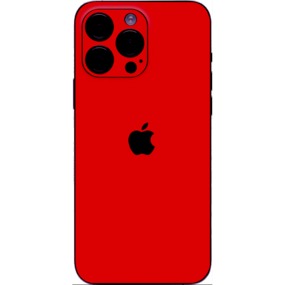 Αυτοκόλλητο Skin Προστασίας Πλάτης iPhone Gams Premium Vinyl Skin Back Plate - Red Matte (GAMS-VNL-SKIN-RM-001)