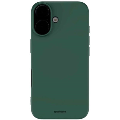 Θήκη iPhone 16 Plus Spacecase Silicone Case Σιλικόνης - Dark Green (5905719111533)