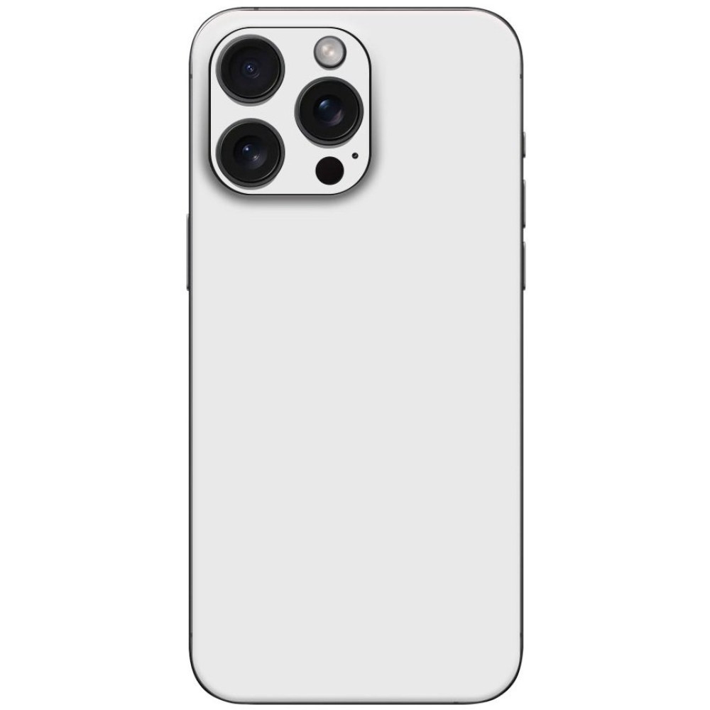 Αυτοκόλλητο Skin Προστασίας Πλάτης iPhone 16 Pro Max Gams Premium Vinyl Skin Back Plate - White Matte (GAMS-VNL-SKIN-WM-001-083)