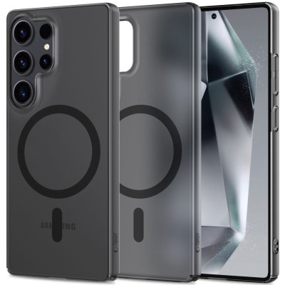 Θήκη Samsung Galaxy S25 Ultra Tech-Protect MagSlim Σκληρή Ημιδιάφανη με MagSafe - Matte / Black (5906302322015)