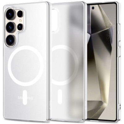 Θήκη Samsung Galaxy S25 Ultra Tech-Protect MagSlim Σκληρή Ημιδιάφανη με MagSafe - Matte / Ice (5906302360017)