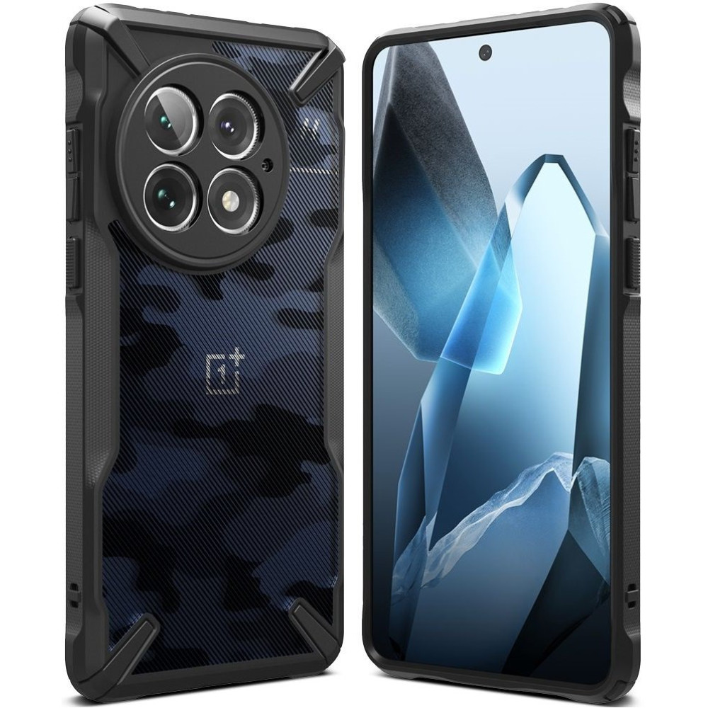 Θήκη OnePlus 13 Ringke Fusion X Σκληρή - Camo Black (8800274967991)
