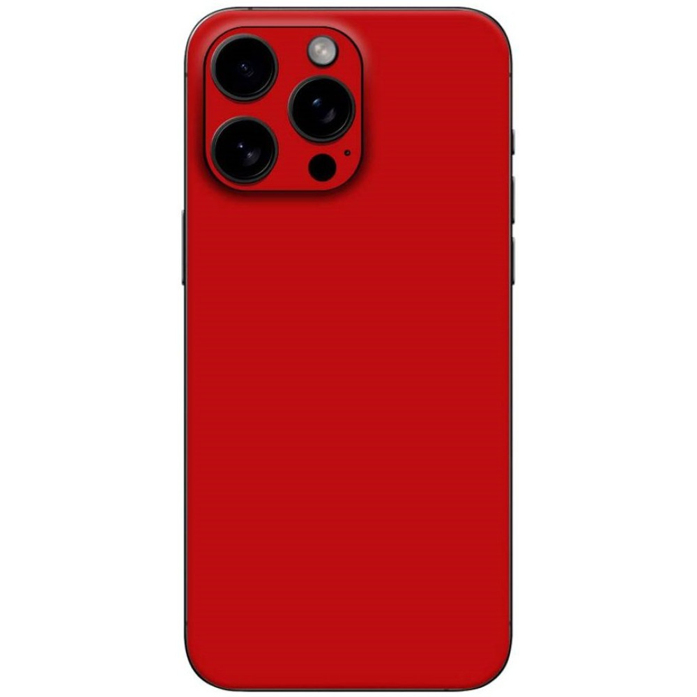Αυτοκόλλητο Skin Προστασίας Πλάτης iPhone 16 Pro Max Gams Premium Vinyl Skin Back Plate - Red Matte (GAMS-VNL-SKIN-RM-001-083)