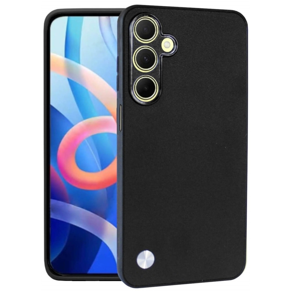 Θήκη Samsung Galaxy M15 Bodycell Vegan Cover Σκληρή - Black (5206015076978)