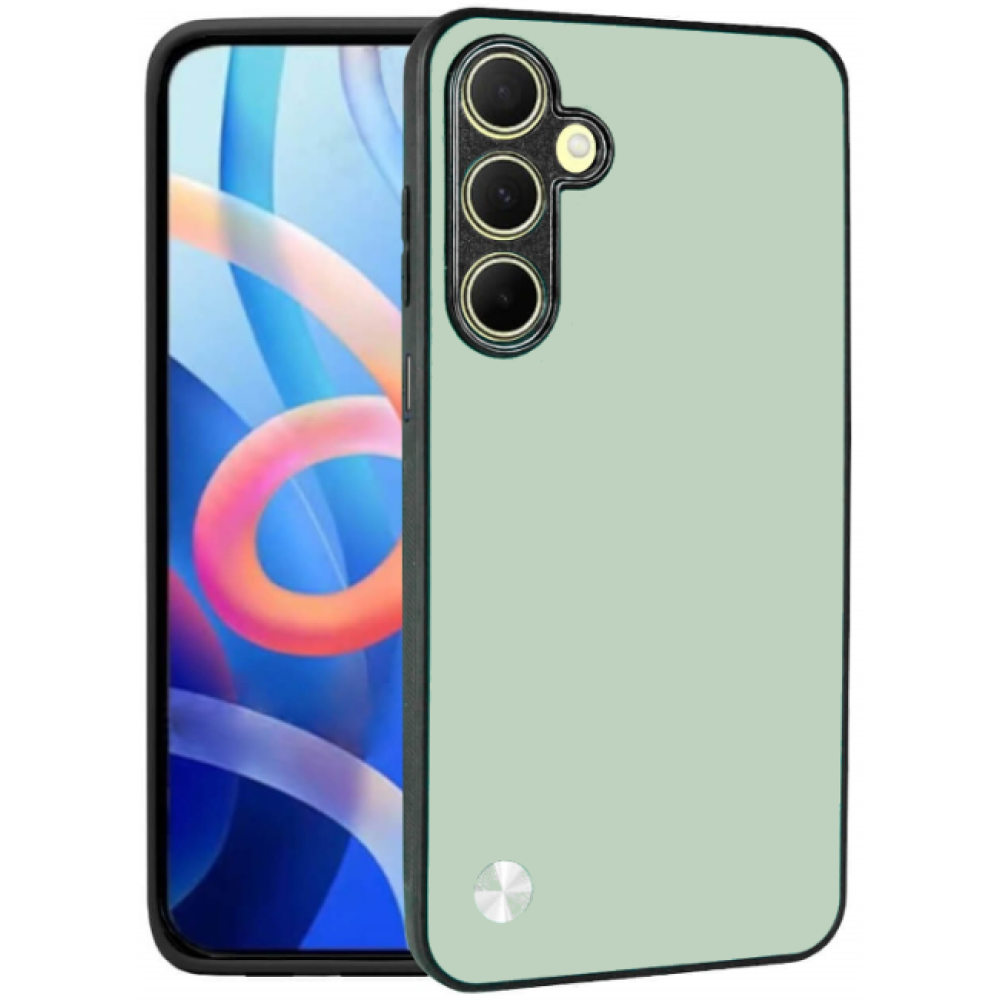 Θήκη Samsung Galaxy M15 Bodycell Vegan Cover Σκληρή - Light Green (5206015076992)
