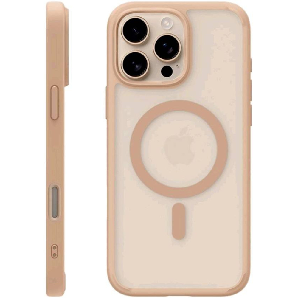 Θήκη iPhone 16 Pro Spigen Ultra Hybrid T MagFit με Κάλυμμα για Camera Control & MagSafe - Frost Rose Titanium (ACS09071)