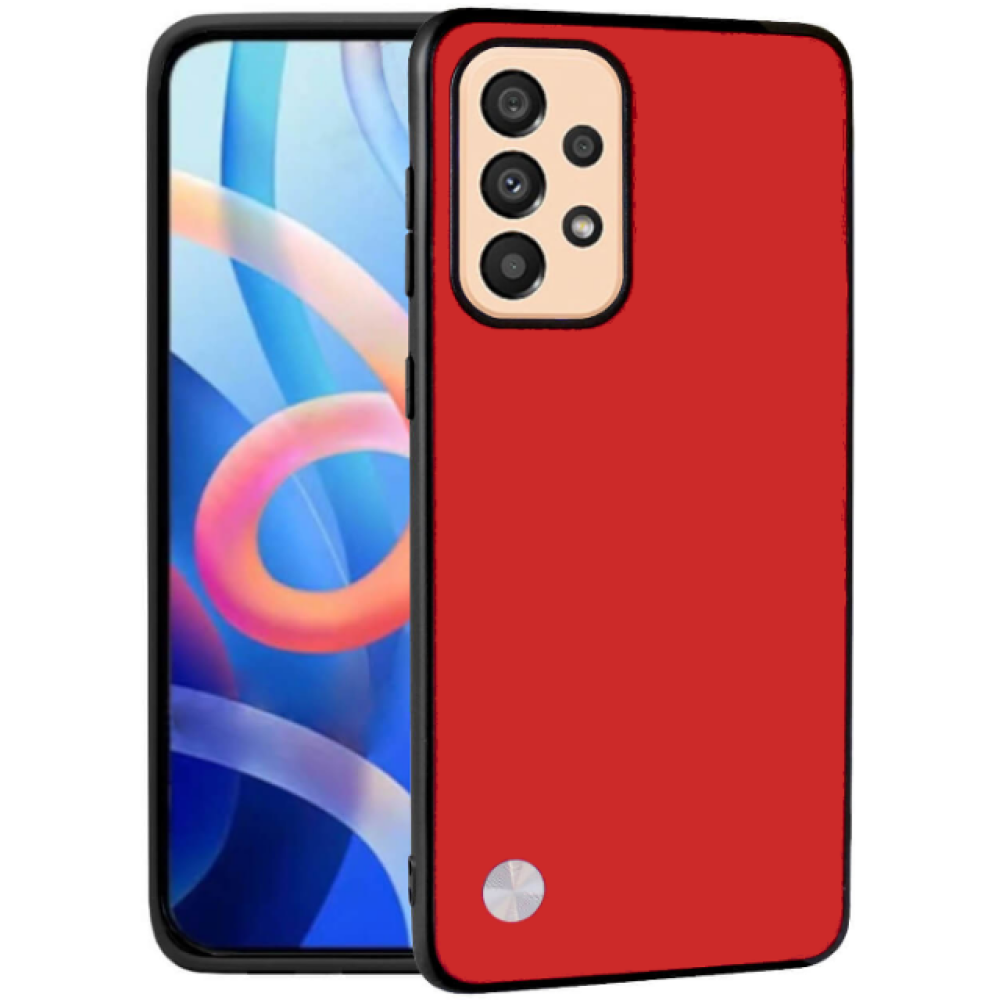 Θήκη Samsung Galaxy A33 5G Bodycell Vegan Cover Σκληρή - Red (5206015076640)