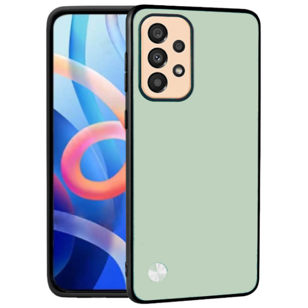 Θήκη Samsung Galaxy A33 5G Bodycell Vegan Cover Σκληρή - Light Green (5206015076633)